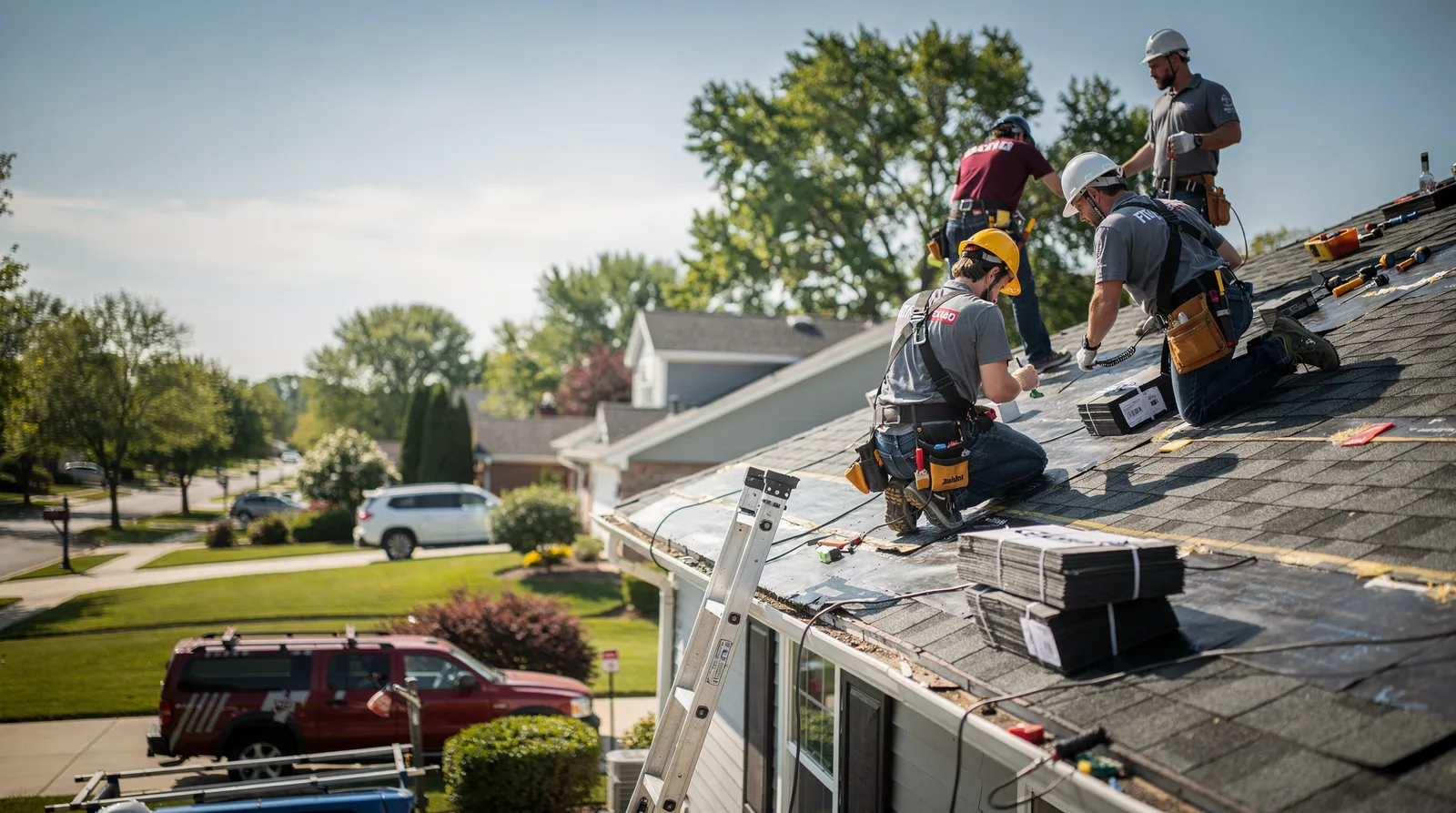 Roof Repair in Deer Grove, IL around you